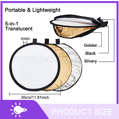 5 в 1 нейлоновый фотоотражатель AJEW-WH0038-72C-1