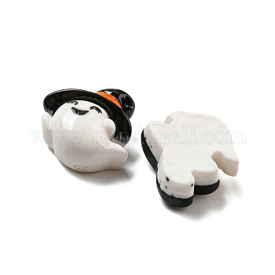 Кабошоны из смолы на тему Хэллоуина RESI-C050-01F-1