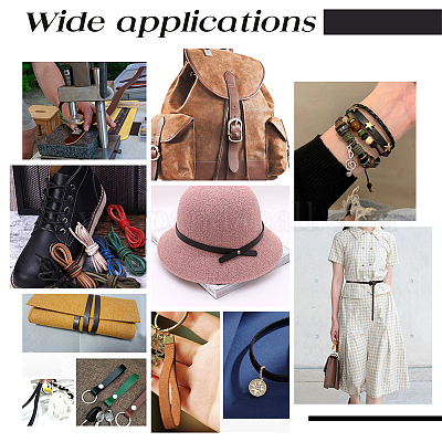 Плоская кожаная ткань AJEW-WH0472-93C-1