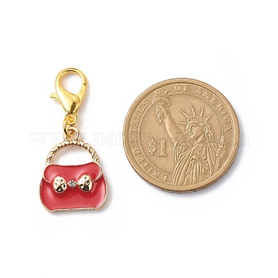 День святого валентина тема сплав эмаль кулон украшение HJEW-JM00755-1