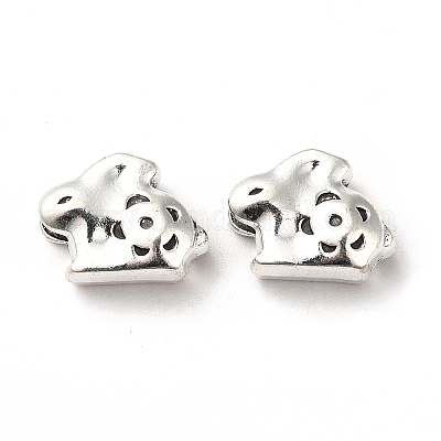 Сплавочные овальные бусины тибетского стиля  PALLOY-M198-05AS-1