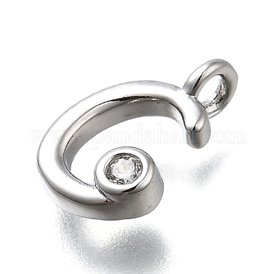 Латунные микро проложить кубического циркония подвески KK-B132-12P-C-1