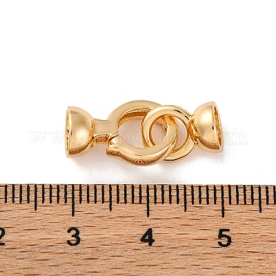 Латунь раз по сравнению с застежками KK-C076-05G-1