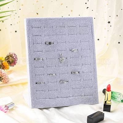 Прямоугольник деревянная кольцо дисплей стенды RDIS-N010-01-1