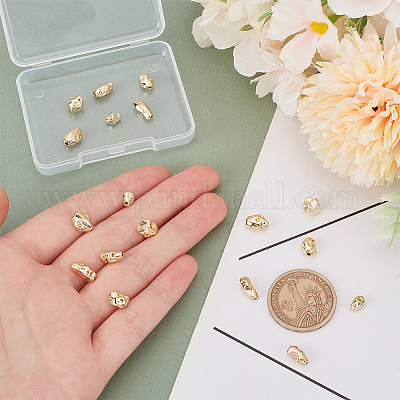 18шт 6 стиля латунные бусины KK-PH0010-72-1