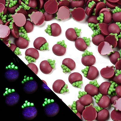 Светящаяся смола декодирует кабошоны RESI-K036-29H-1