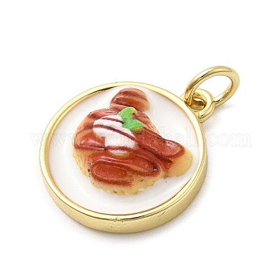 Латунь эмаль подвески KK-A278-02A-G-1