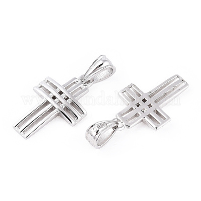 Подвески из серебра 925 пробы с родиевым покрытием STER-T007-43P-1