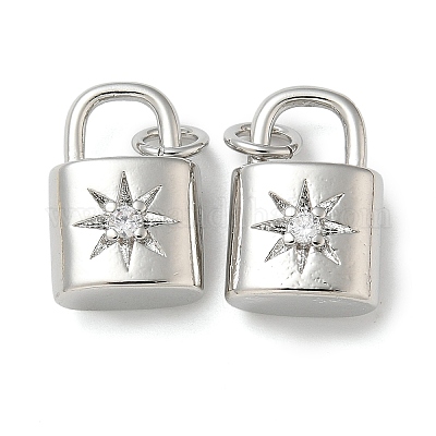 Стойки обшивки латунь микро проложить Циркон подвеску KK-K392-27P-1