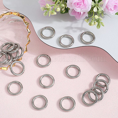 20 шт. Закрытые соединительные кольца из нержавеющей стали 304 STAS-SP0001-85A-1
