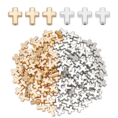 140шт 2 цвета пластиковые бусины ccb CCB-HY0001-14-1