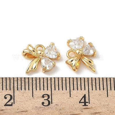 Латунные микро проложить кубического циркония подвески KK-Z136-40A-G-1