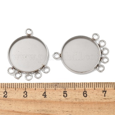 Кабошоны из нержавеющей стали 304 STAS-C117-05P-1