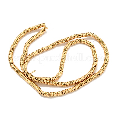 Гальванические нити из синтетических немагнитных гематитовых бусин G-I360-C01-02-1