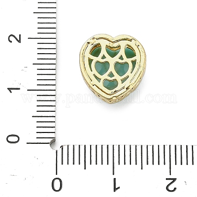 Окрашенные синтетические бирюзовые бусины KK-B158-04G-02-1