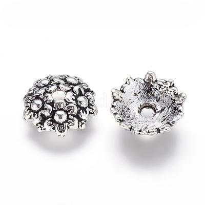 Тибетском стиле сплав шарик крышки LF1650Y-1