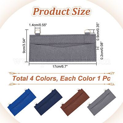 4 шт. 4-х цветные вставки-органайзеры для сумок из шерстяного фетра&nbsp;FIND-WR0007-27B-1