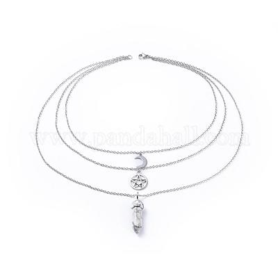 Кулон пули натуральный хаулит NJEW-JN02457-05-1