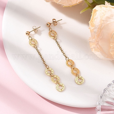 Серьга-гвоздик из нержавеющей стали 304 EJEW-JE06787-1