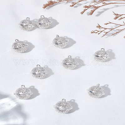 10 шт. полые подвески из сплава&nbsp;FIND-LP0009-85-1