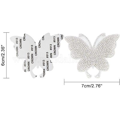 Утюг на стразах клея листов DIY-NB0002-95-1