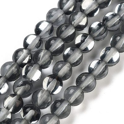 Прозрачные стеклянные бусины GLAA-B022-6mm-07-1