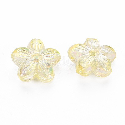 Прозрачные акриловые бусины TACR-S154-45C-915-1