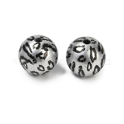 Окрашенные акриловые бусины &nbsp;PACR-P005-01B-1