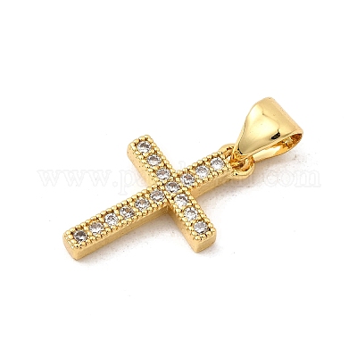 Латунные микро проложить кубического циркония подвески KK-I360-012G-02-1