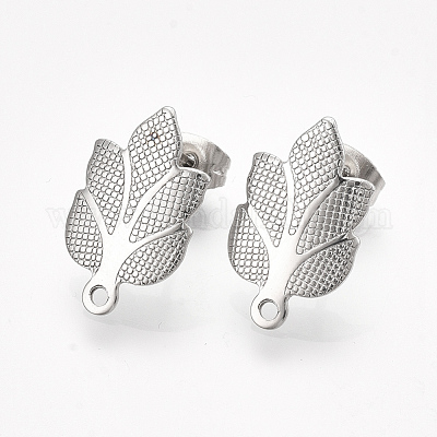 Фурнитура для сережек-гвоздиков из нержавеющей стали марки 304 X-STAS-S079-64B-1