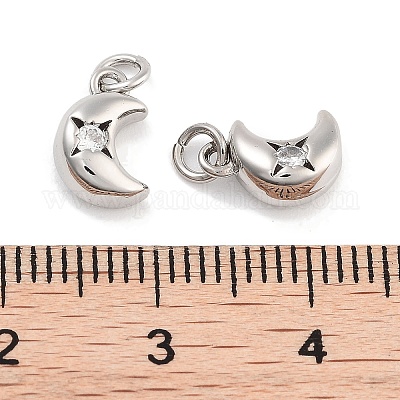 Латунные микро проложить кубического циркония подвески KK-P271-01P-B-1