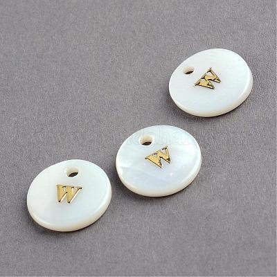 Подвески из пресноводных оболочек SSHEL-S249-W-1