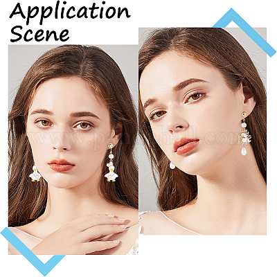 30 шт. фурнитура для сережек-клипс из нержавеющей стали 304 STAS-BBC0004-02-1