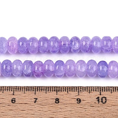 Стеклянные бусины GLAA-N059-5x8mm-38-1