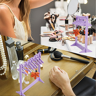 1 комплект акриловых подставок для сережек в форме вешалки EDIS-CP0001-15C-1