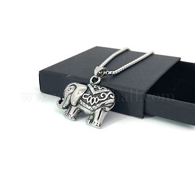 Мужская подвеска в виде слона из нержавеющей стали FH8804-1