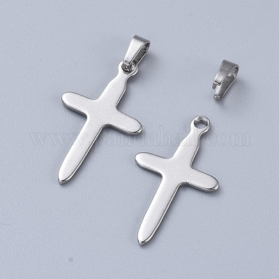 Защелкивающиеся дужки из нержавеющей стали 201 STAS-F117-16P-6x12-1