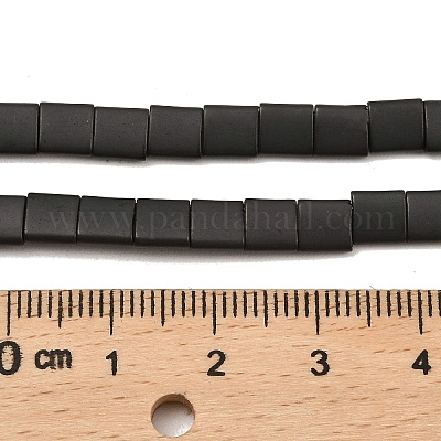 Гальванические нити матовых немагнитных синтетических гематитовых бусин G-G089-B01-16-1