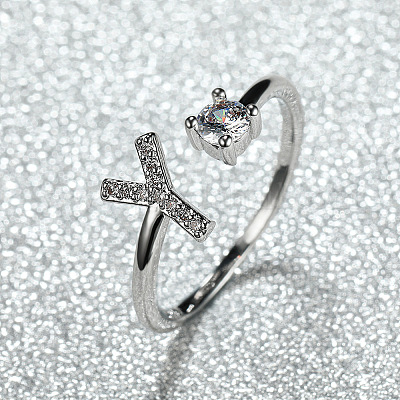 Манжеты из латуни с микро паве кубический цирконий для женщин FS-WGA4C54-51-1