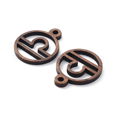 Подвески из орехового дерева WOOD-Q051-07J-1