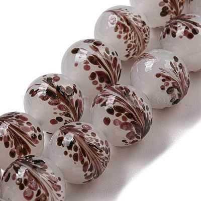 Бусы лэмпворк ручной работы LAMP-L079-05C-1