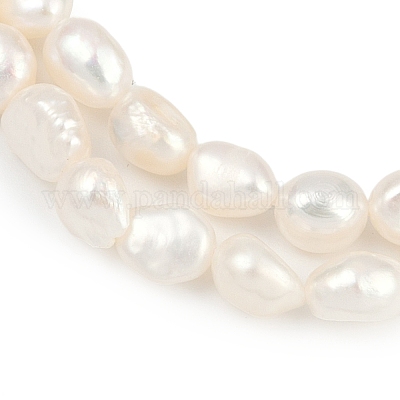 Нити из натурального культивированного пресноводного жемчуга PEAR-P064-20A-04A-02-1