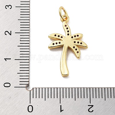 Стойки обшивки латунь микро проложить Циркон подвеску KK-Z071-59G-02-1