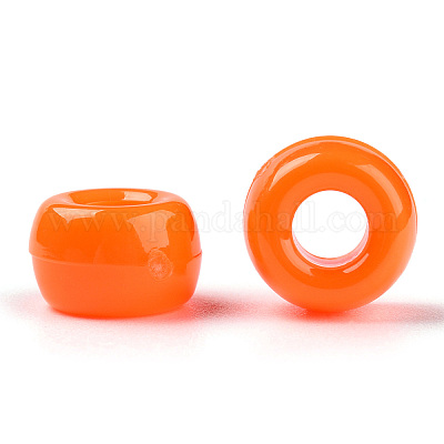 Непрозрачные пластиковые бусины KY-T025-01-F12-1