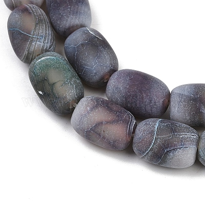 Естественные выветрившиеся агатовые бусины G-NH0047-B03-02-1