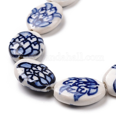 Фарфора ручной работы бисер нитей PORC-M537-03-1