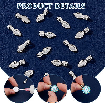 50 шт. латунные зажимные скобы для покрытия стойки KK-UN0003-69-1