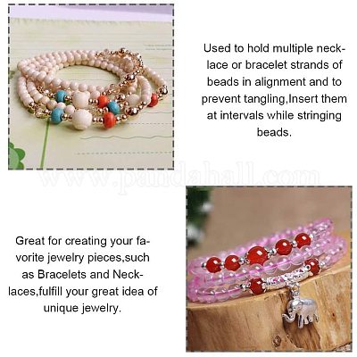 Spacer бисер латунные KK-PH0034-85-1