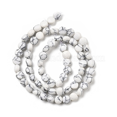 Синтетических Говлит бисер нитей G-C179-A6mm-19-1