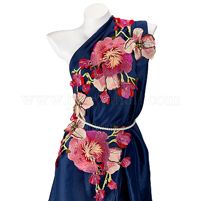 Нашивки на одежду из полиэстера&nbsp;PATC-WH0023-65B-1